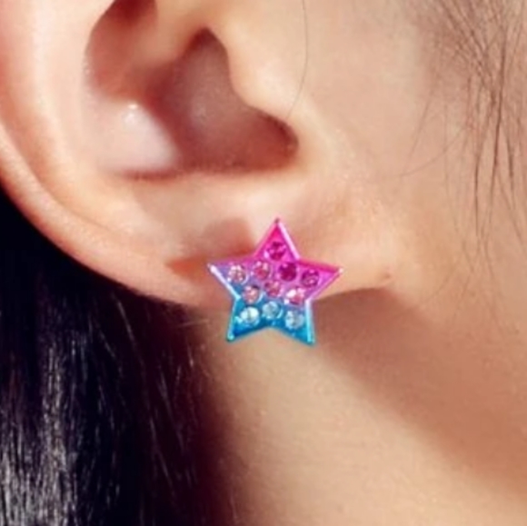 Ombre Star Earrings - Picture 2 of 5